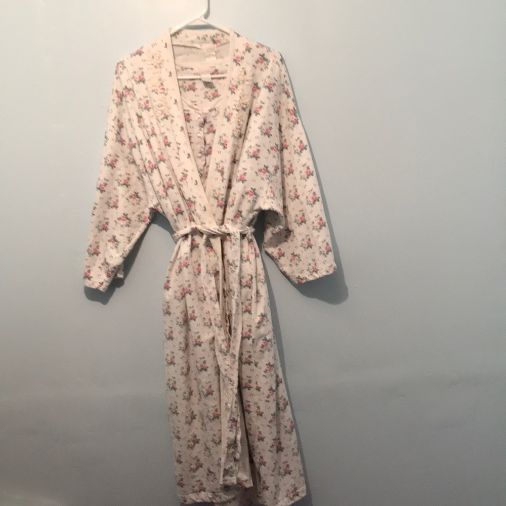 Aria Cotton Matching Robe And Gown